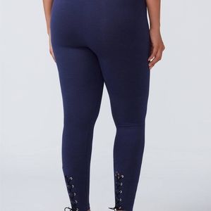 NWT's Lane Bryant Lace-up Hem Leggings!
